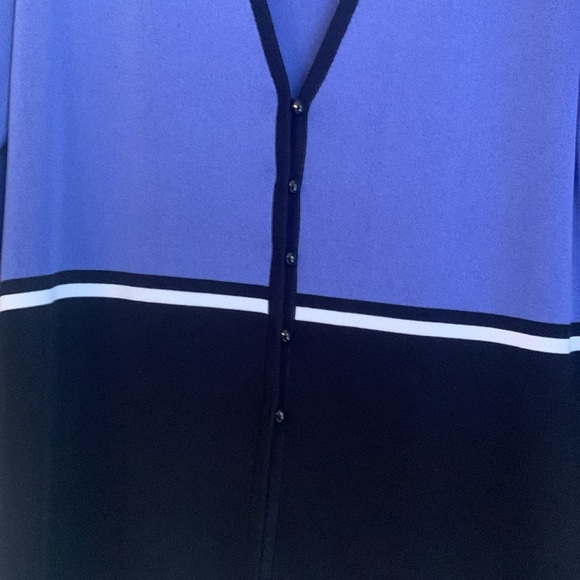 Exclusively Misook Woman Black Cardigan Vintage Classic size medium - Picture 5 of 7